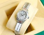 Rolex Datejust 28mm 904L Steel eta2671 Movement White Face White Gold Jubilee Strap Lady Watch